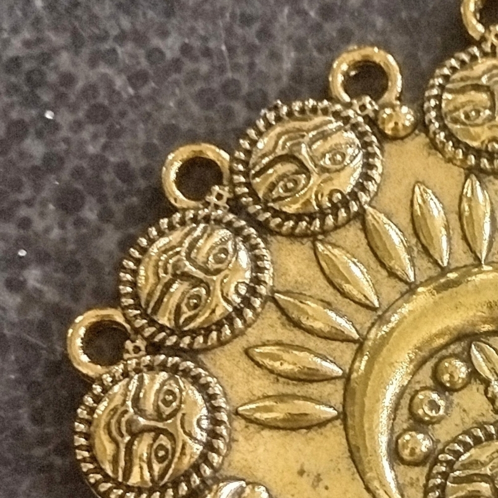 Not For Sale Tibetan Gold Plated Connector Pendant - Picture 3 of 3